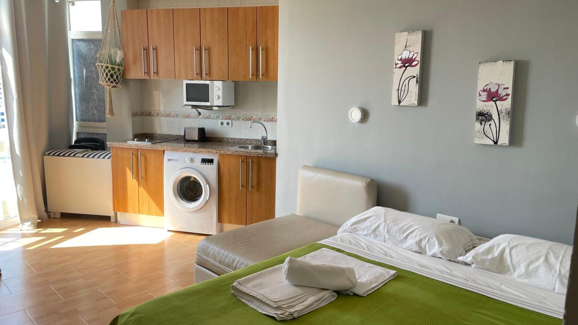 Benalmadena ,Apartamento-Estudio Primera Linea De Playa Экстерьер фото